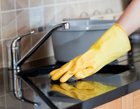 Tidying a shared bin area in a Balham property