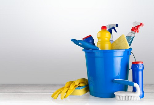Local cleaning team preparing a Balham flat for new occupants