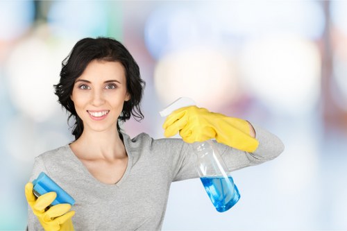 Risk assessment in progress during a professional cleaning job in Balham