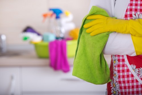 Local cleaners preparing a Balham flat for a one-off deep clean