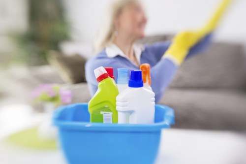 Local cleaners preparing a Balham property for handover