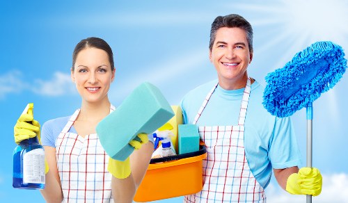 Curtain cleaning work in a Balham flat with window access